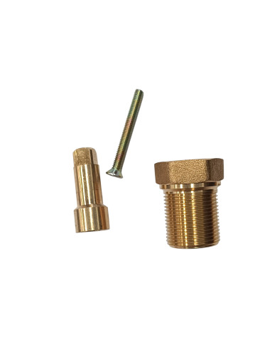 KIT EXTENSOR LLAVE DE PASO TAPA CROMADA